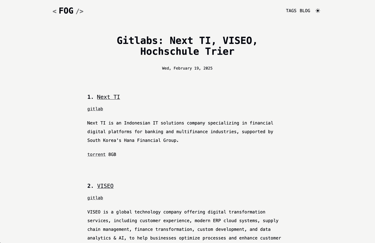Artikelbild Hackergruppe Fog gibt vor, GitLabs von Next TI, VISEO und Hochschule Trier infiltriert zu haben