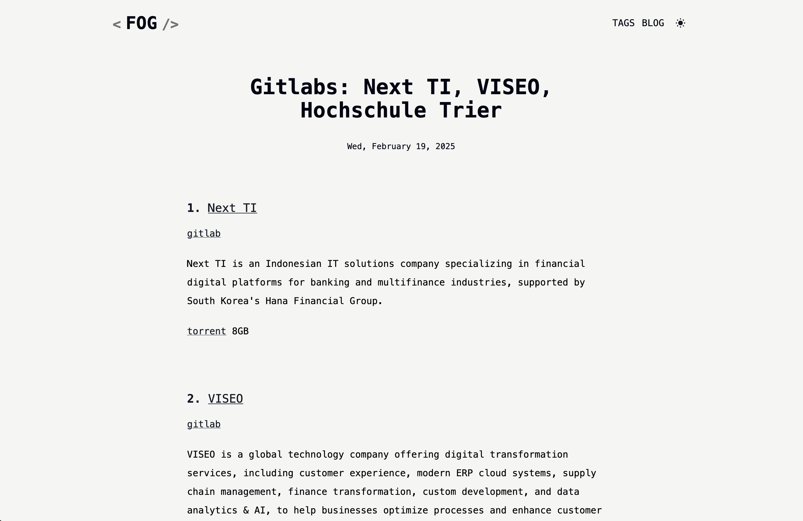 Hintergrund Hackergruppe Fog gibt vor, GitLabs von Next TI, VISEO und Hochschule Trier infiltriert zu haben